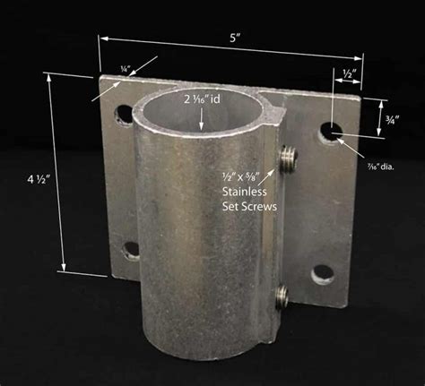 3 1 2 metal bracket|2 inch diameter mounting bracket.